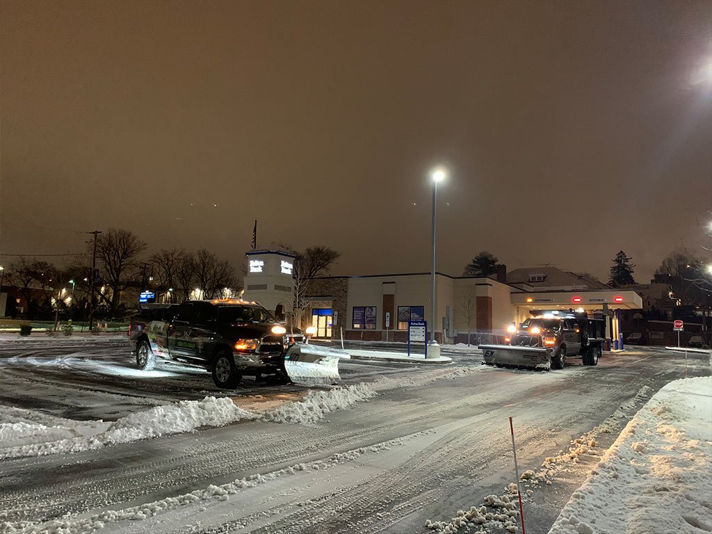 Clear, safe property in winter
